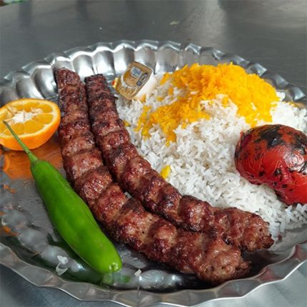 چلو کباب کوبیده